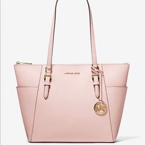 Michael Kors Charlotte Tote Shoulder Bag Pink